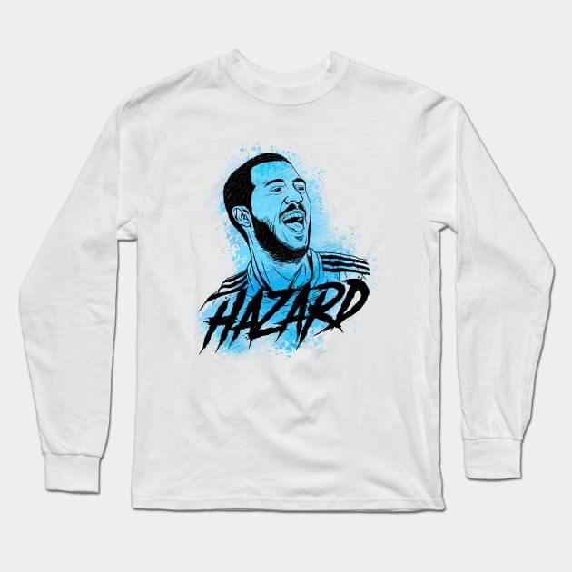 Hazard Los Galacticos 7 atacante Long Sleeve T-Shirt by brandonluo